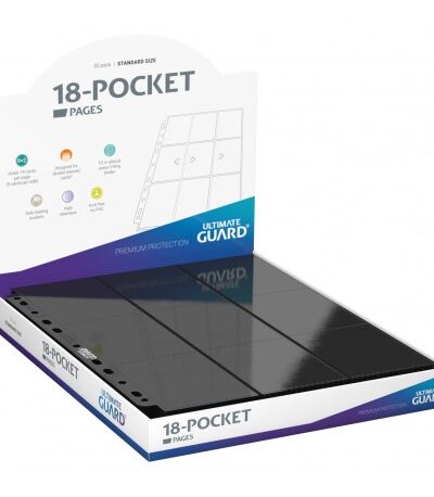 UG - Pages 18-Pocket Side- Loading Pages - Mini American Size - Black (1 und)
