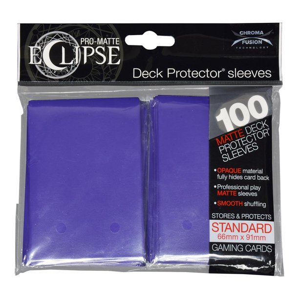UP - Deck Protectors: Pro-Matte- Eclipse NEW Royal Purple (100ct)