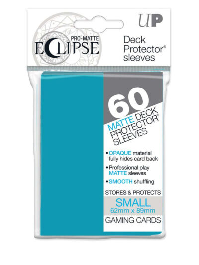 UP - Deck Protectors: Pro-Matte Small- Eclipse Light Blue (60ct)