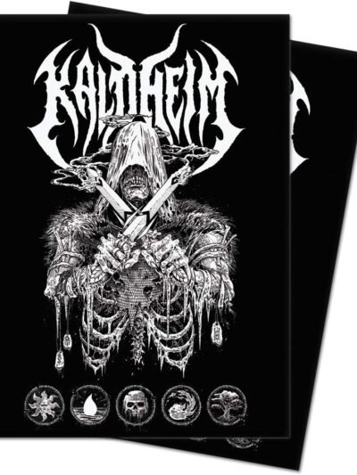 UP - Ultra Pro Kaldheim 100ct Sleeves featuring Metal Alt Art for Magic: The Gathering
