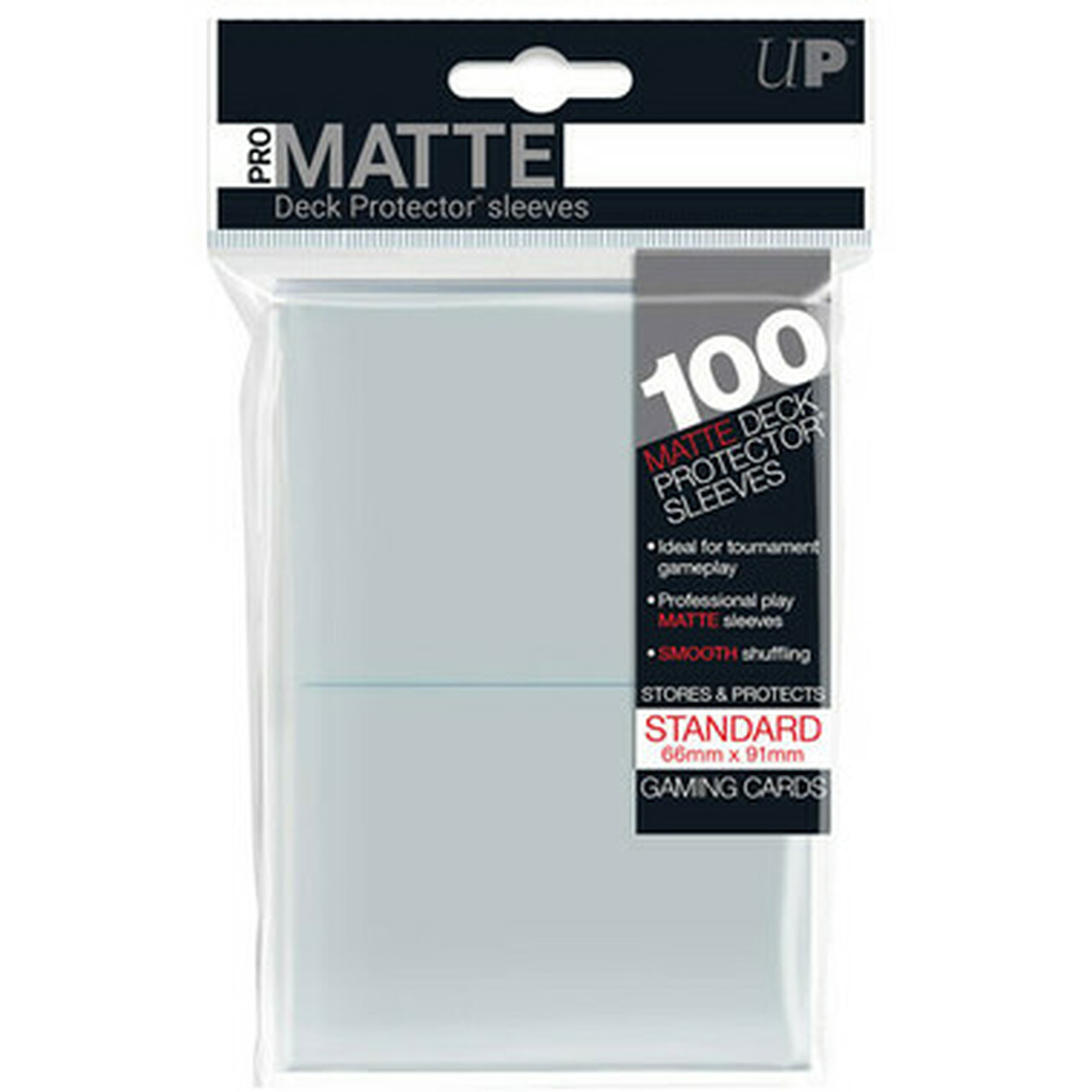 UP Pro Matte Deck Protector Sleeves Standard Clear