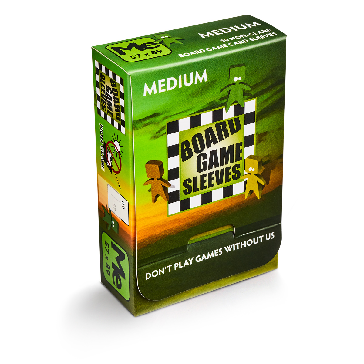 AT - Board Game Sleeves Matte: MEDIUM 57 x 89 (50)