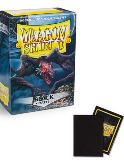 Dragon Shield Standard Sleeves Matte - Black 100ct