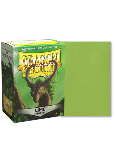 Dragon Shield Standard Sleeves Matte - Lime 100ct
