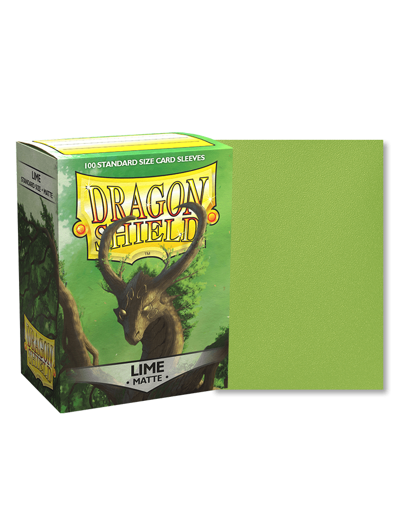 Dragon Shield Standard Sleeves Matte - Lime 100ct