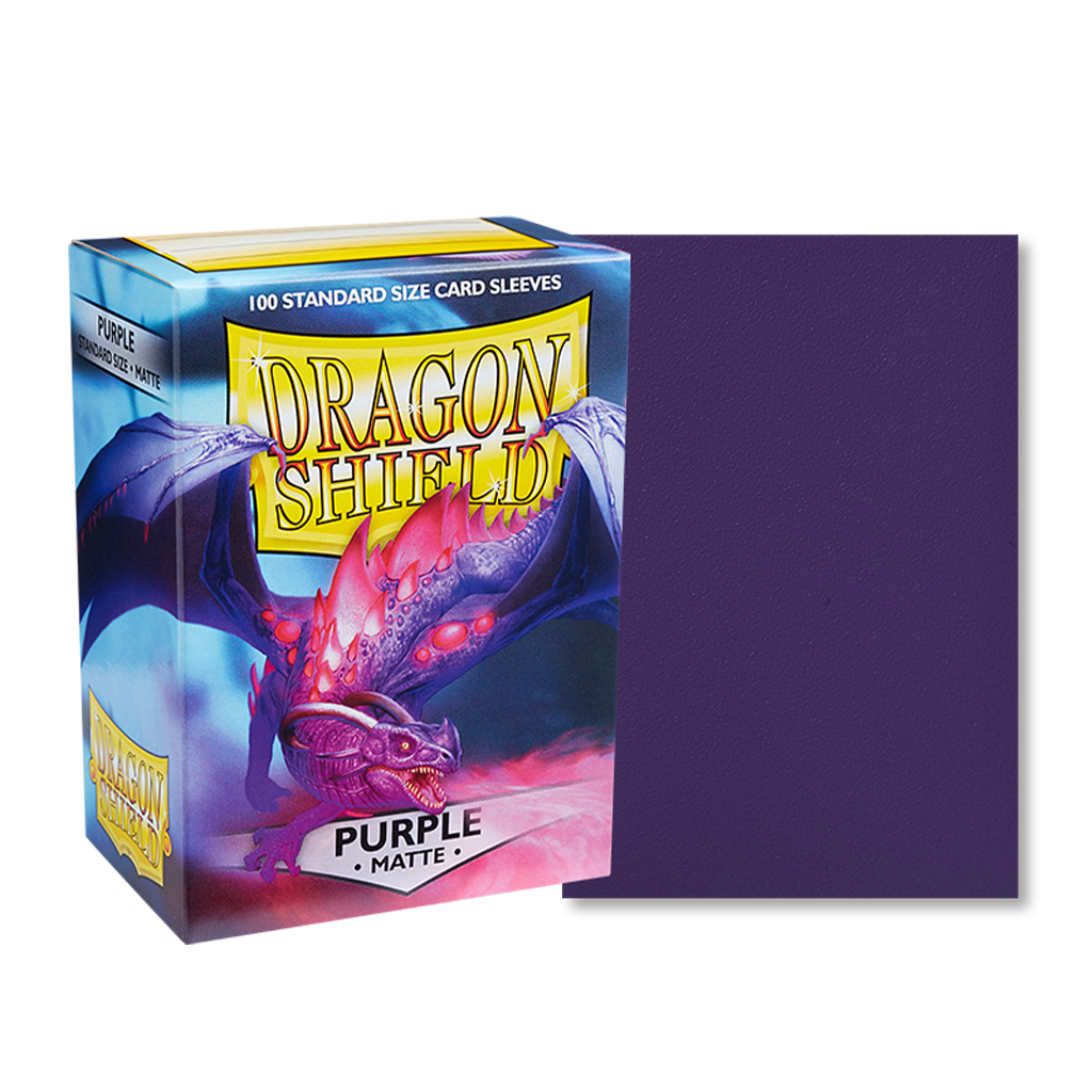 Dragon Shield Standard Sleeves Matte - Purple 100ct