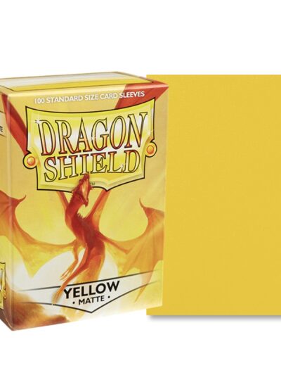 Dragon Shield Standard Sleeves Matte - Yellow 100ct