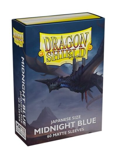 Dragon Shield Sleeves: Japanese- Matte Midnight Blue (60 ct.)