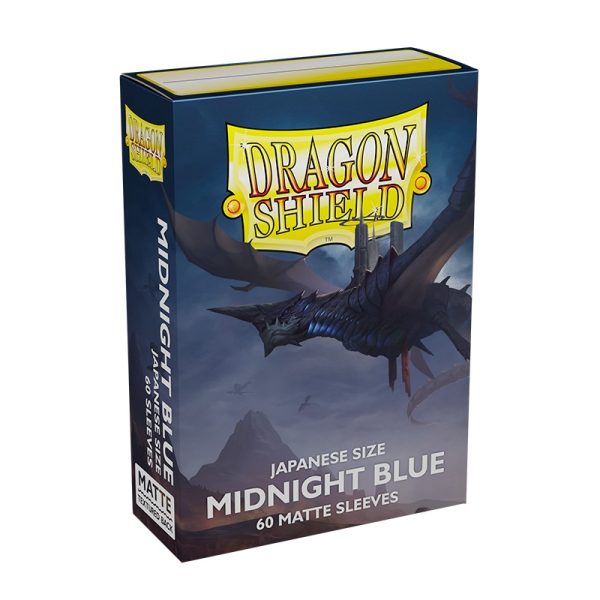 Dragon Shield Sleeves: Japanese- Matte Midnight Blue (60 ct.)