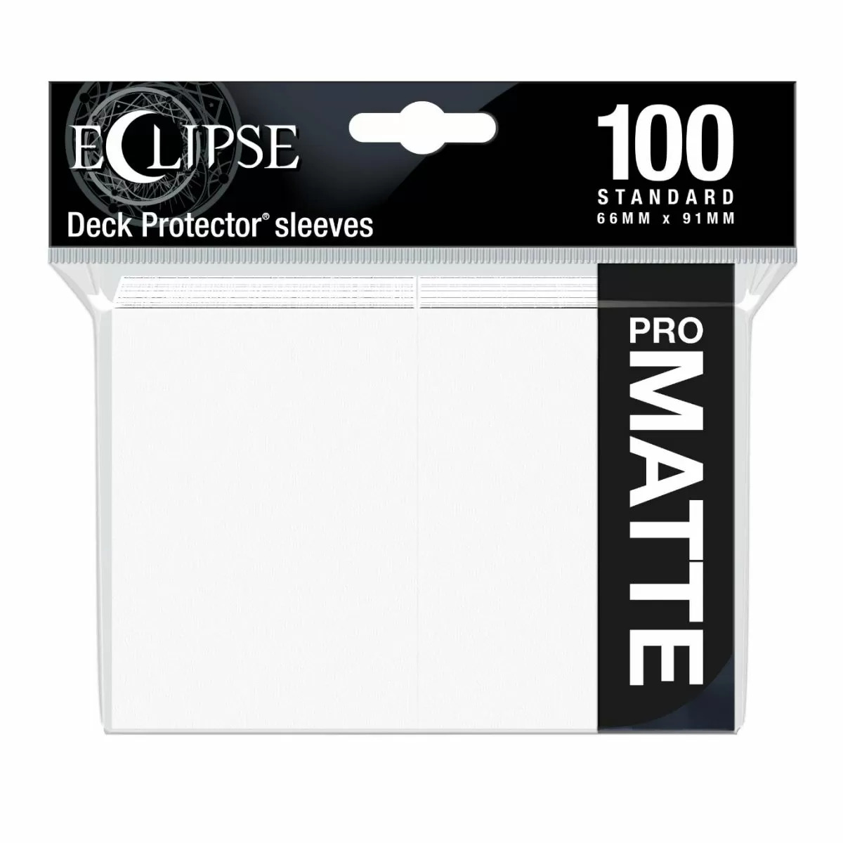 Ultra Pro Matte Eclipse Standard 100ct WHITE