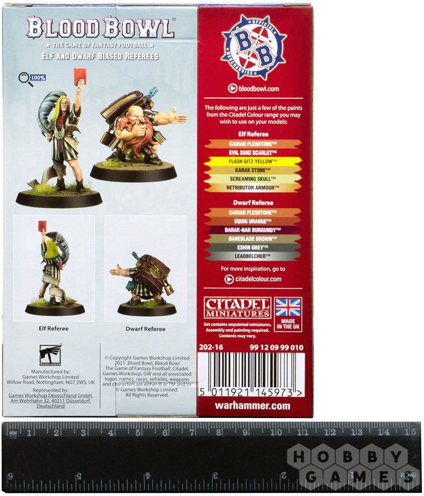 WS - BLOOD BOWL: ELF AND DWARF BIASED REFEREES