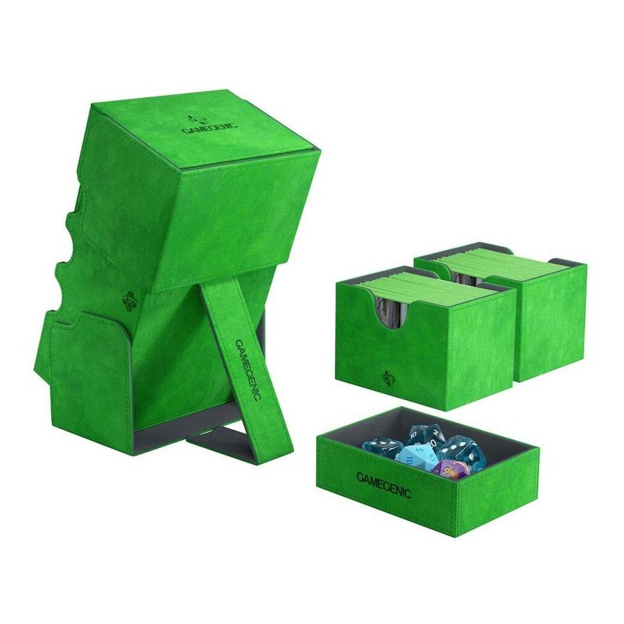 GameGenic - Stronghold Deck Box 200+ Green