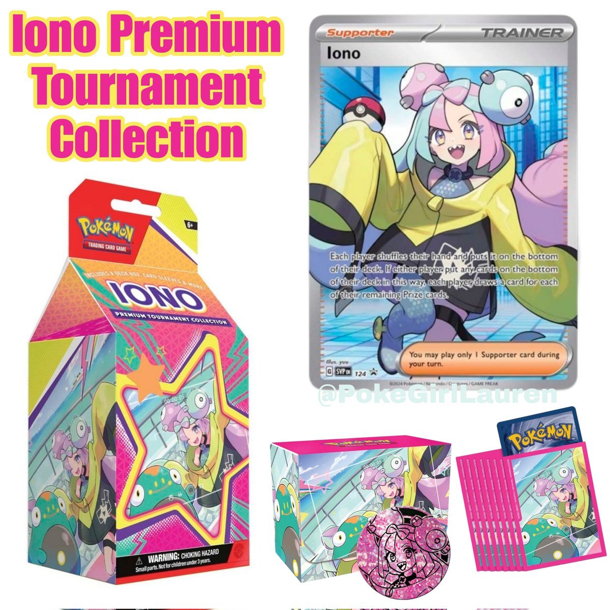 PKM - Pokemon TCG: Iono Premium Tournament Collection - ESP