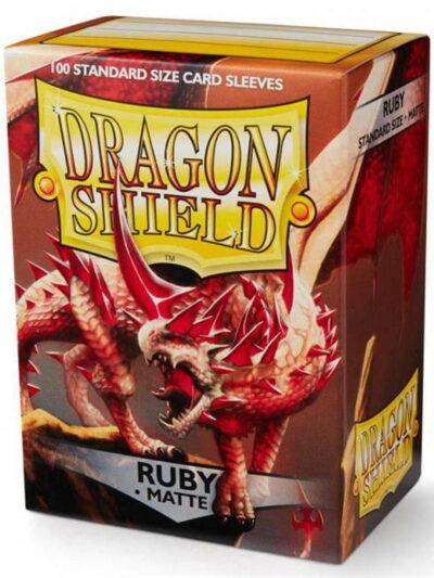 Dragon Shield Standard Sleeves Matte - Ruby 100ct