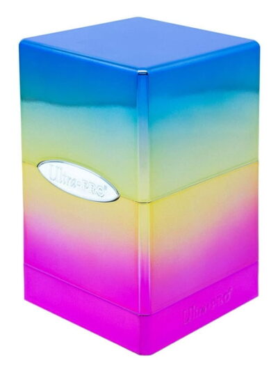 Ultra Pro Deckbox Satin Tower White Rainbow