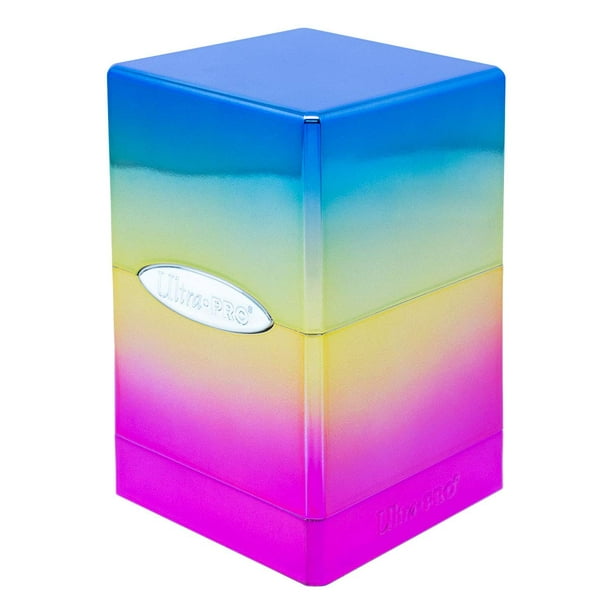 Ultra Pro Deckbox Satin Tower Hi-Gloss Rainbow