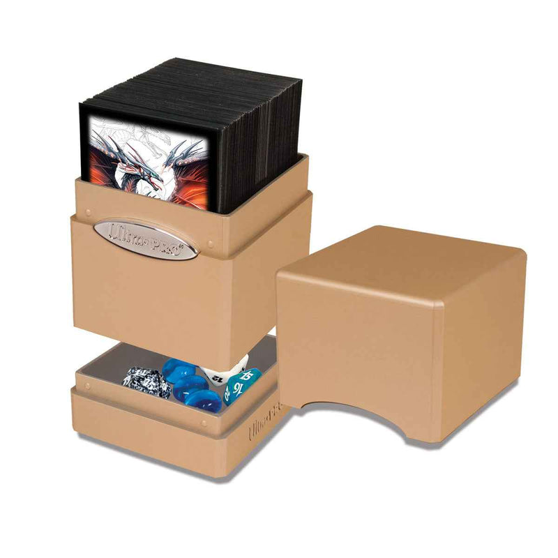 Ultra Pro Deckbox Satin Tower Caramel
