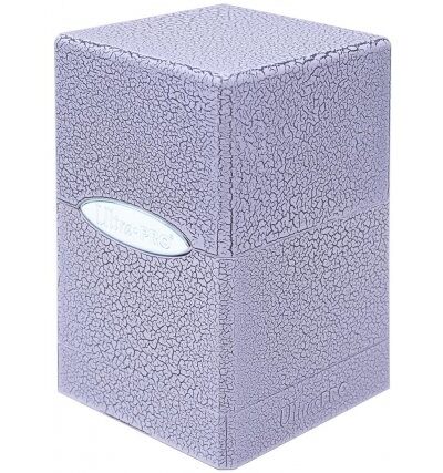 Ultra Pro Deckbox Satin Tower Ivory Crackle