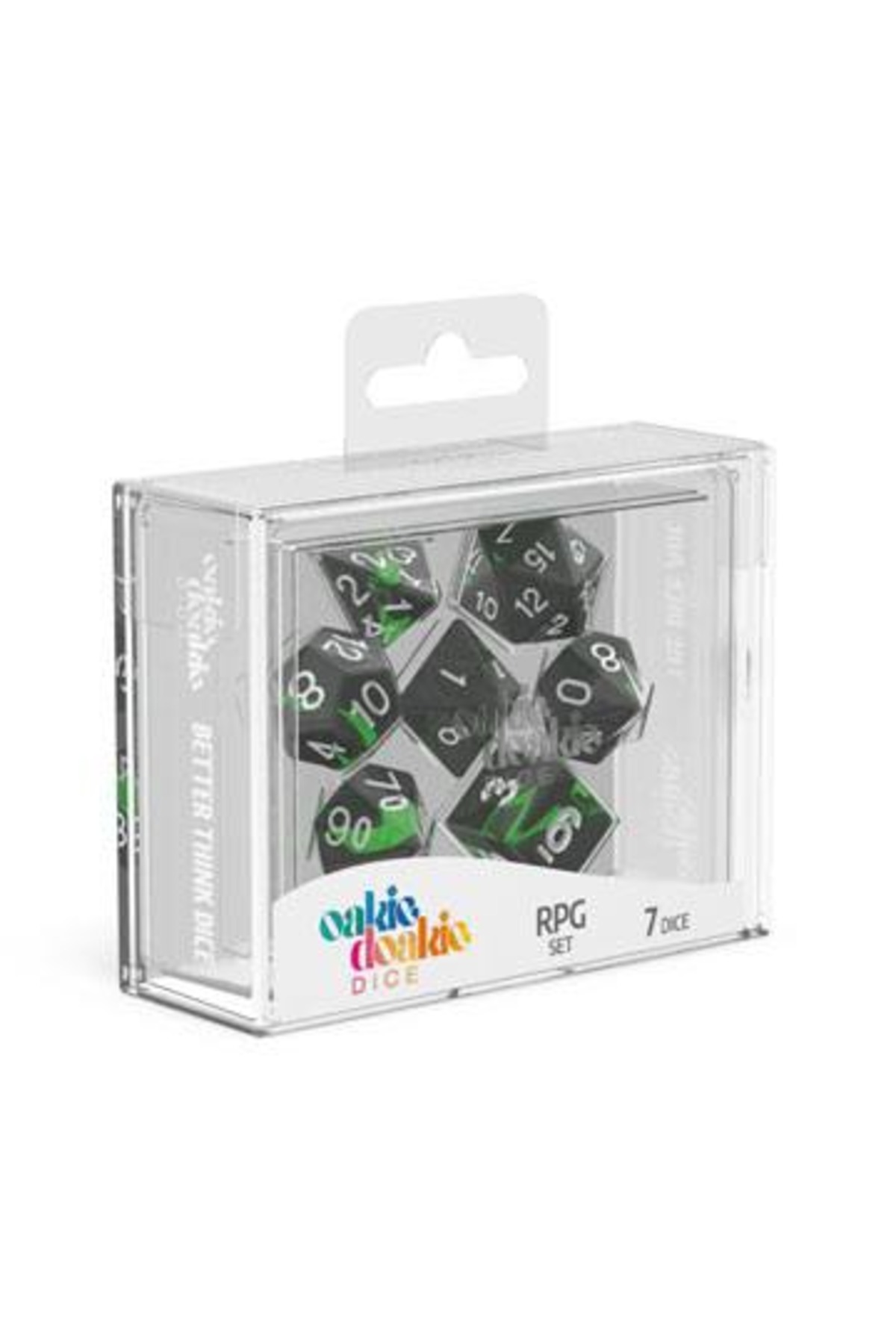 7-Die Set Gemidice: Emerald