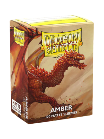 Dragon Shield Sleeves: Standard - Matte Amber (100 ct.)