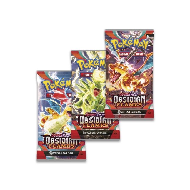 PKM - Pokémon TCG: Scarlet & Violet 3 - "Obsidian Flames" 3-Booster Blister - ENGLISH
