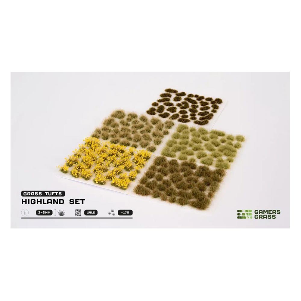 GG - Gamers Grass Tufts: Tuft Sets - Highland Tuft Set - Wild