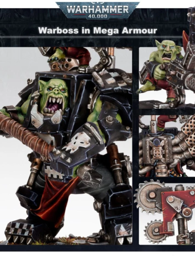 WS - Warhammer 40,000 - Orks: Warboss In Mega Armour