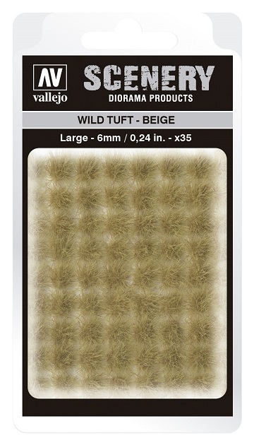 GG - Scenery: Wild Tuft - Beige, Large (6 mm. / 0,24 in.)