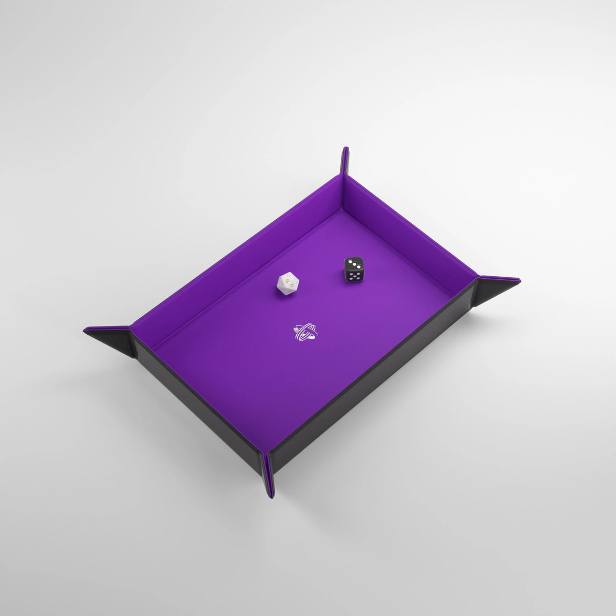 Gamegenic - Magnetic Dice Tray Rectangular Black/Purple