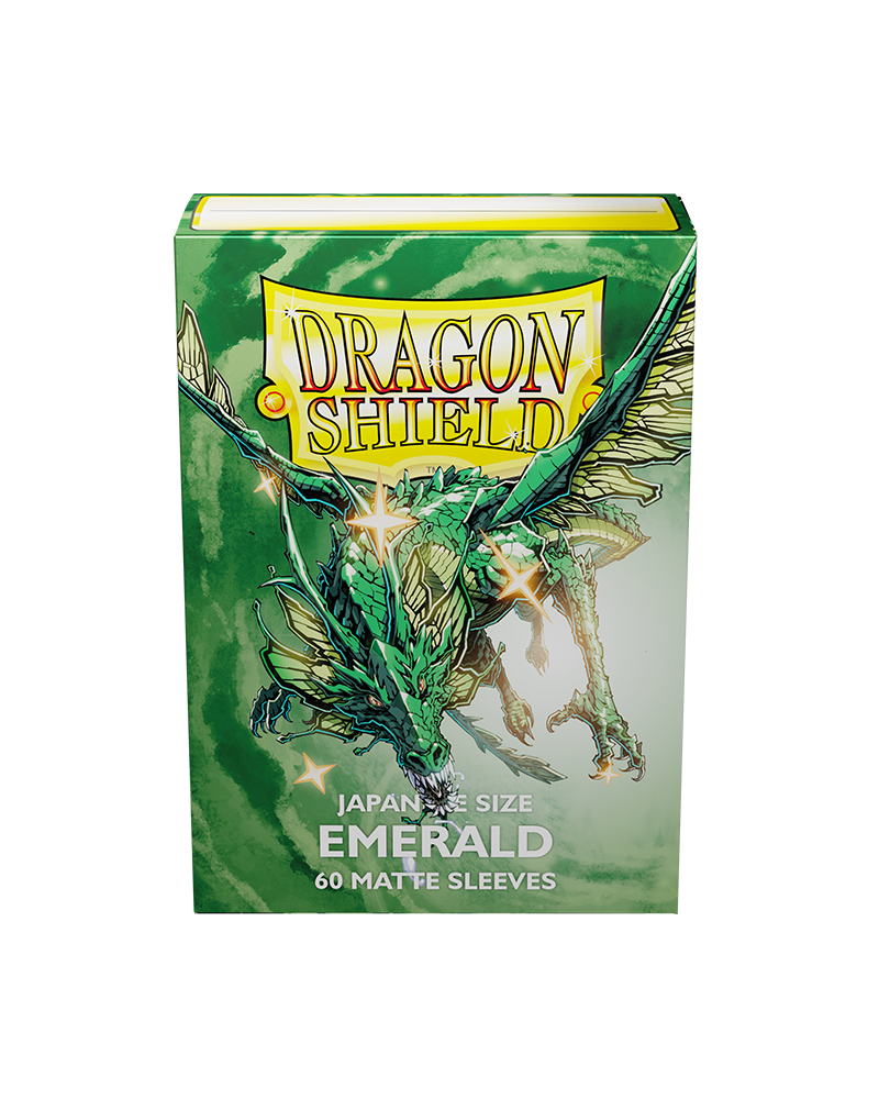 Dragon Shield Sleeves: Japanese - Matte Emerald (60 ct.)