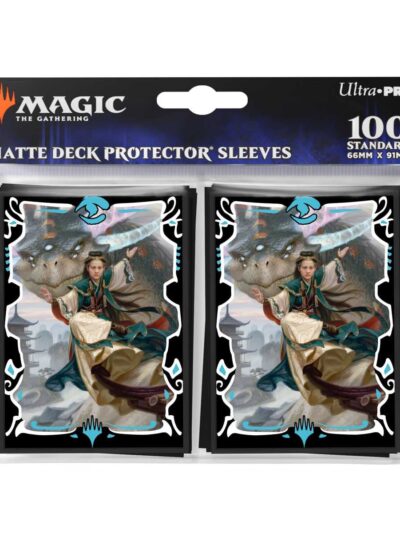 UP - Ultra Pro Tarkir Dragonstorm 100ct Deck Protector Sleeves Commander for Magic: The Gathering: Jeskai-Abzan-Mardu
