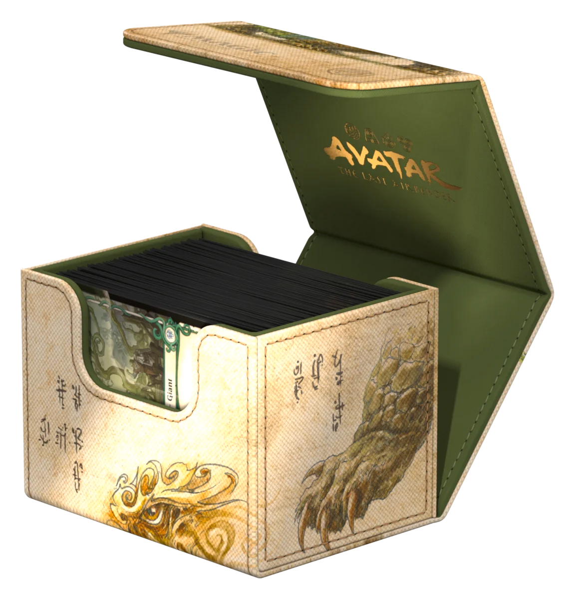 UG - Deck Case: Sidewinder 100+ Standard Xenoskin - MTG: Avatar the Last Airbender - The Lion-Turtle/Koh, the Face Stealer/Badgermole Cub