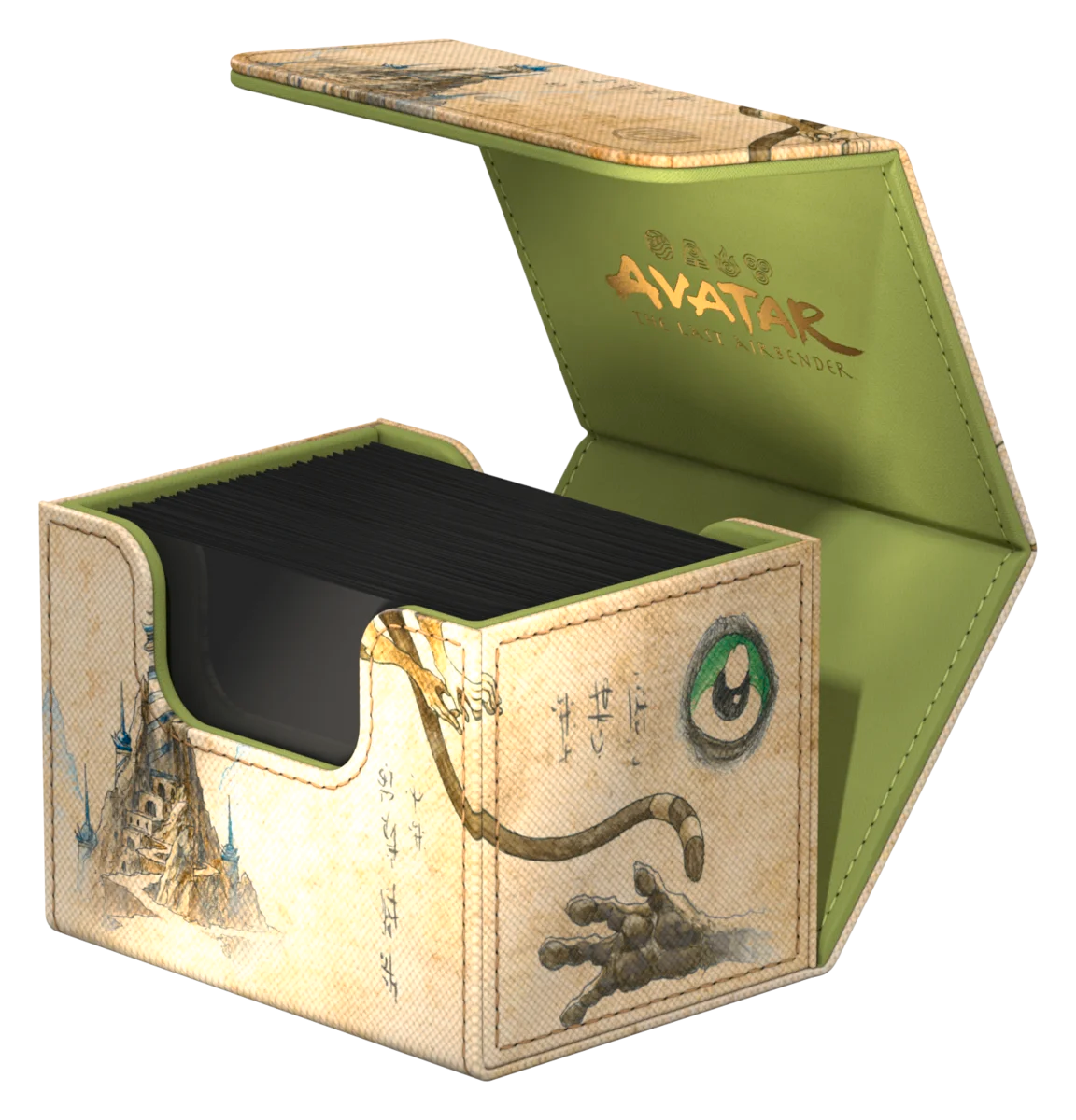 UG - Deck Case: Sidewinder 100+ Standard Xenoskin - MTG: Avatar the Last Airbender - Momo, Friendly Flier/The Unagi of Kyoshi Island