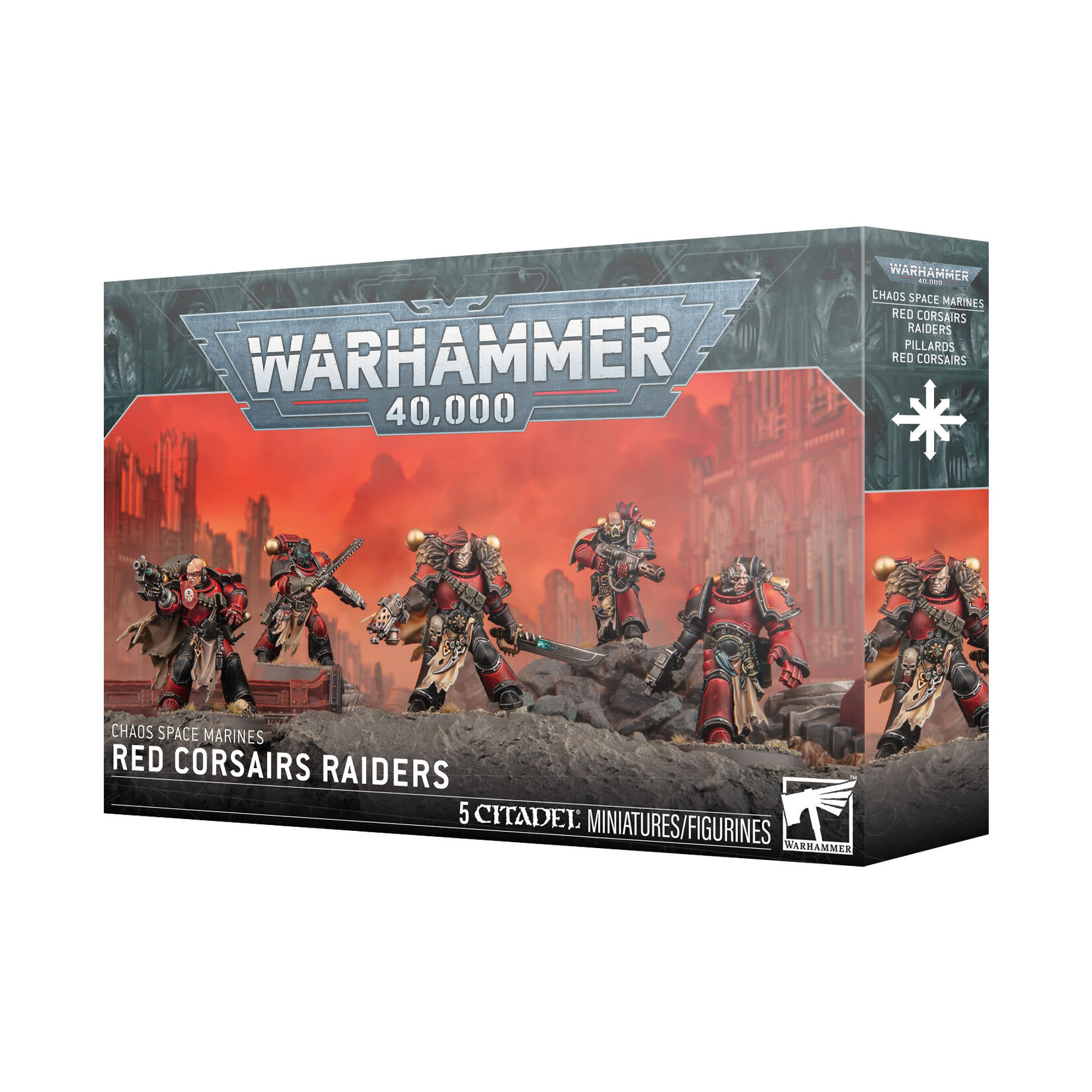 WS - Warhammer 40K - CHAOS SPACE MARINES: RED CORSAIRS RAIDERS