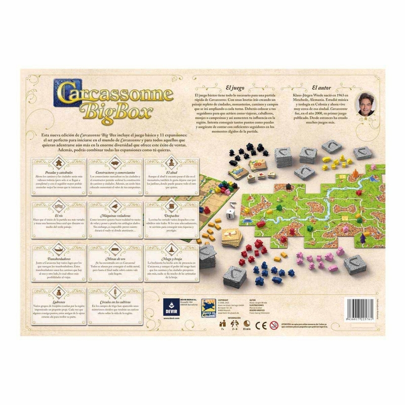 Carcassonne: Plus (Big Box) - Spanish