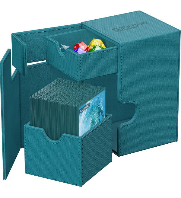 UG - Deck Case: Flip´n´Tray 100+ Standard Size Monocolor - Petrol