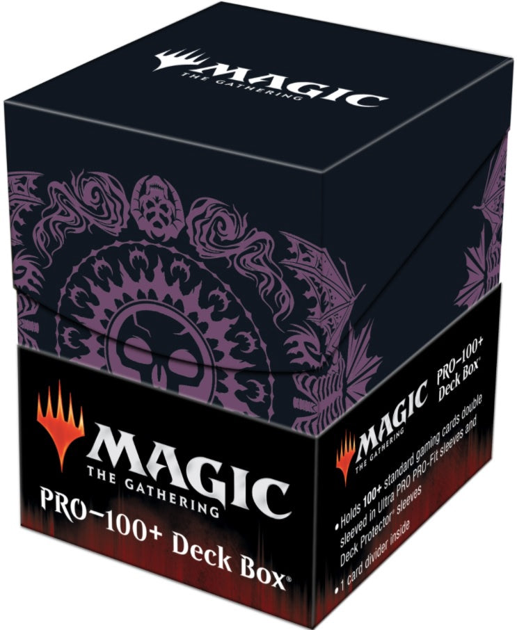 UP - Deck box mana Symbol with tray - Swamp