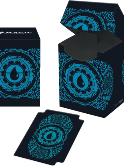 UP - Deck box mana Symbol with tray - Island