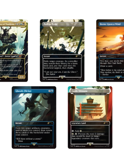 MTG - Magic the Gathering: Secret Lair x Sonic: Friends & Foes - Ghosts of Tsushima: Shadow Samurai (Regular/Non-Foil) - **WPN Exclusive - ENG