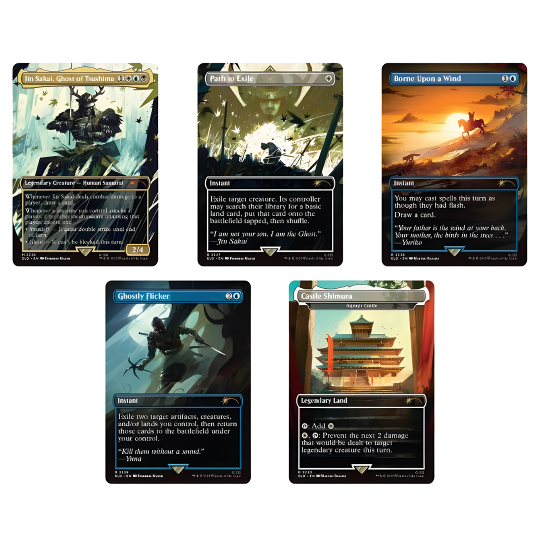 MTG - Magic the Gathering: Secret Lair x Sonic: Friends & Foes - Ghosts of Tsushima: Shadow Samurai (Regular/Non-Foil) - **WPN Exclusive - ENG