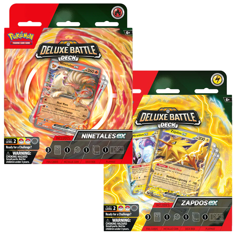 PKM - Pokémon TCG: Ninetales ex/Zapdos ex Deluxe Battle Deck - SPA