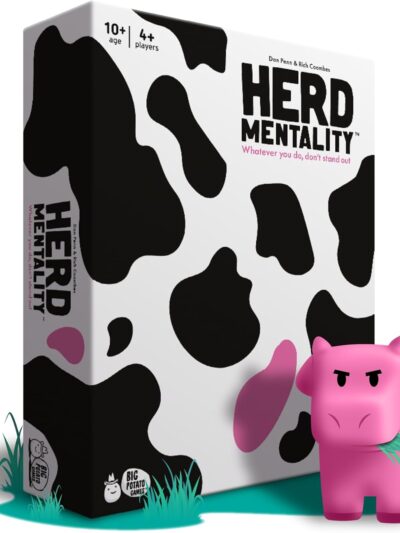 BG - Herd Mentality Board Game: The Udderly Hilarious Family Game - 4-20 Players