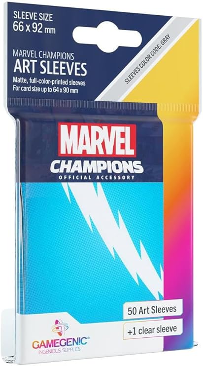 Gamegenic - Marvel Champions Art Sleeves - Sleeves: Quicksilver