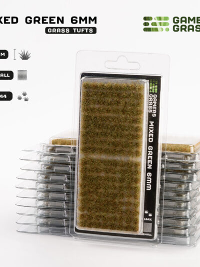 GG - Gamers Grass Tufts: Tufts Mixed Green 6mm - Small