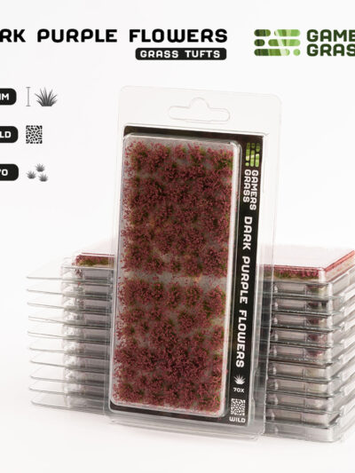 GGT - Gamers Grass Tufts: Tufts - Dark Purple Flowers - Wild