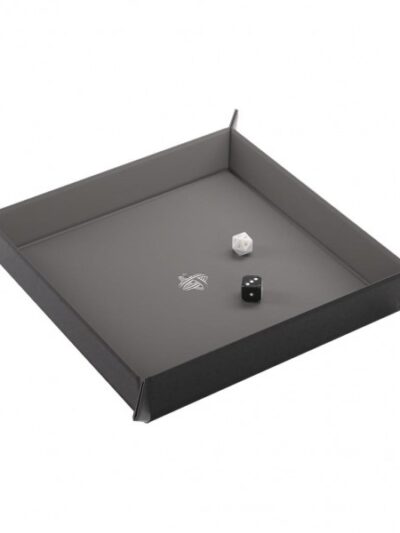 Gamegenic - Magnetic Dice Tray Square Black/Gray