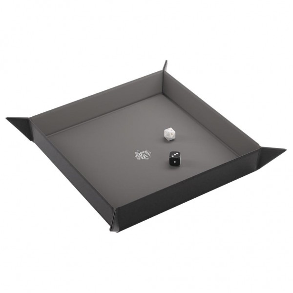 Gamegenic - Magnetic Dice Tray Square Black/Gray