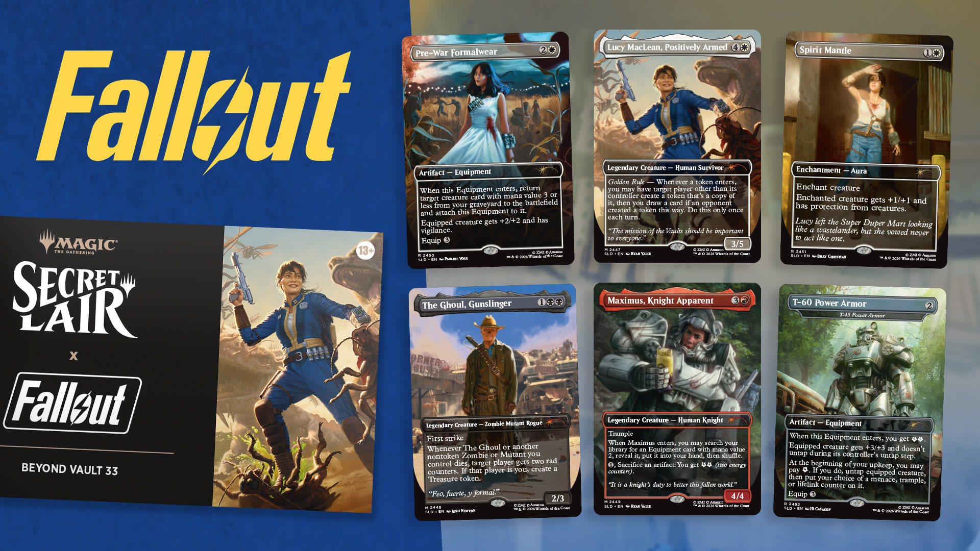 MTG - MTG: Secret Lair Drop - Fallout: Beyond Vault 33 - Regular - ENG