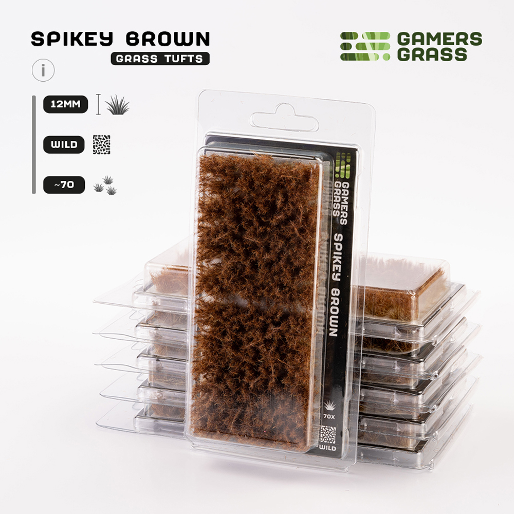 GG - Gamers Grass Tufts: Tufts - Spikey Brown 12mm - Wild
