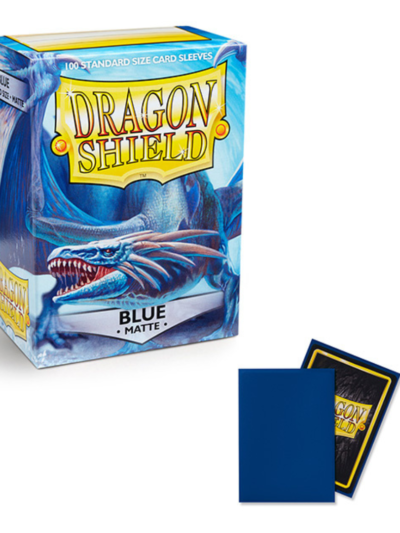 Dragon Shield Standard Sleeves Matte - Blue 100ct